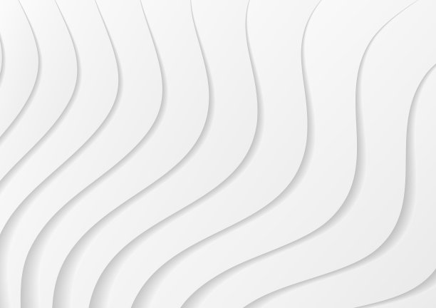 抽象的白色波浪背景与剪纸风格图片下载