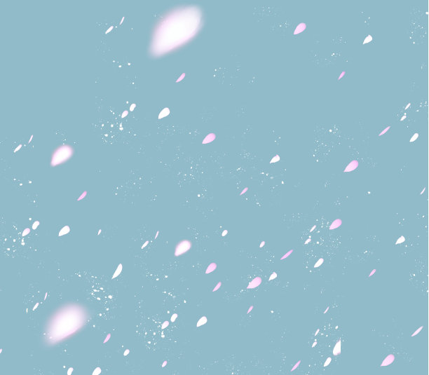 美丽的樱花暴风雪背景图片下载