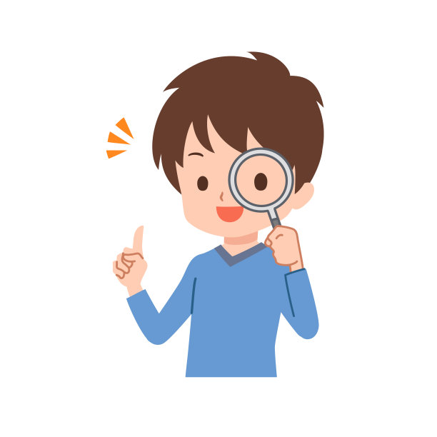 剪辑艺术的人观察与放大镜图片下载