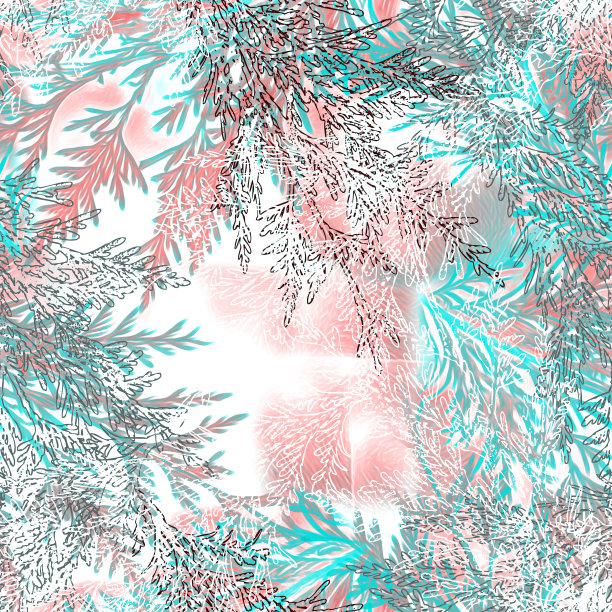 树枝无缝模式。图片下载