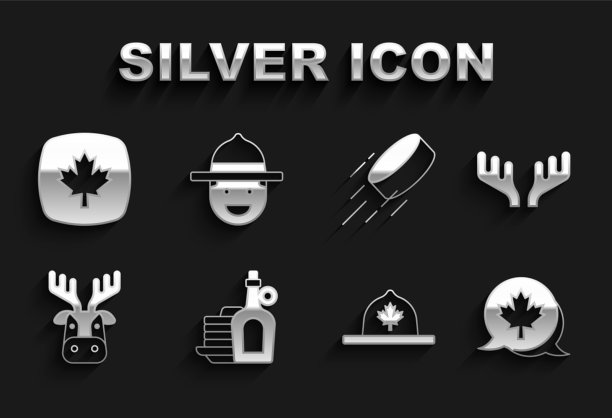 把糖浆和煎饼放在一起鹿角加拿大图片下载