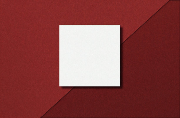 空白白色正方形对角线划分红色色调的纸纹理。复古的颜色背景为您的对象。素粉彩图形元素为进一步的时尚工作。图片下载