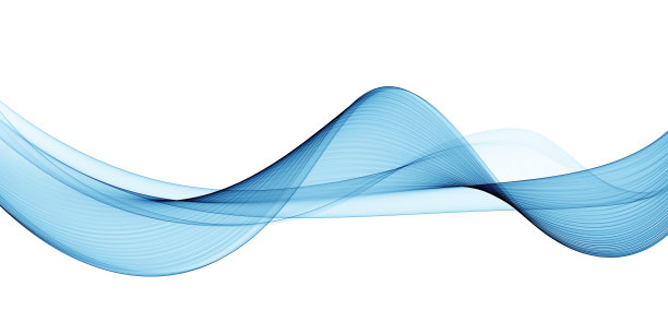 颜色浅蓝色抽象波浪设计图片下载