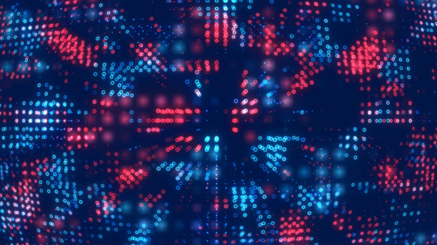 抽象点线技术背景图片下载