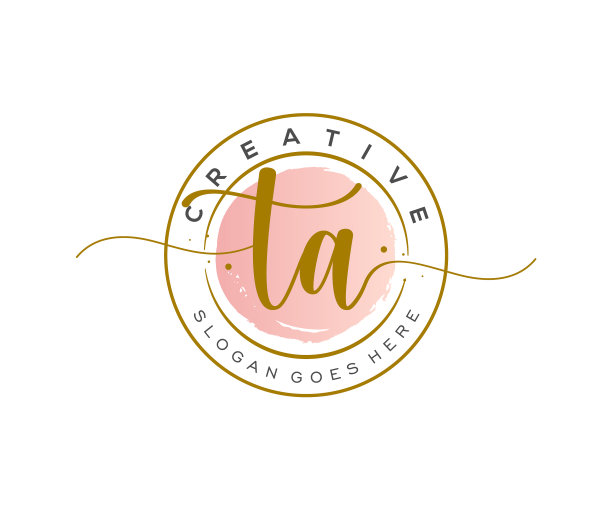 首字母ta女性标志美字母和图片下载