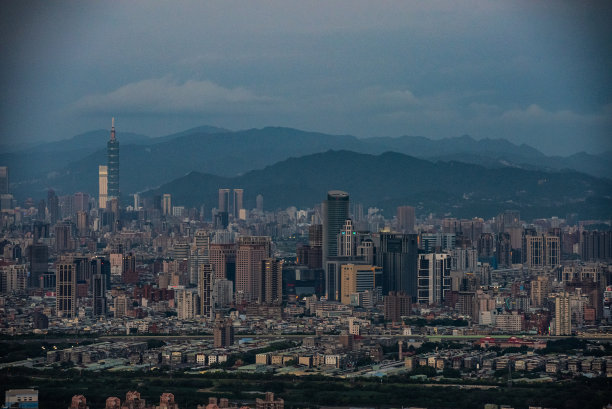 大台北的鹰景图片下载
