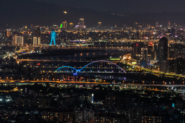 大台北的鹰景图片下载