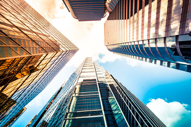 现代建筑玻璃幕墙外观图片下载