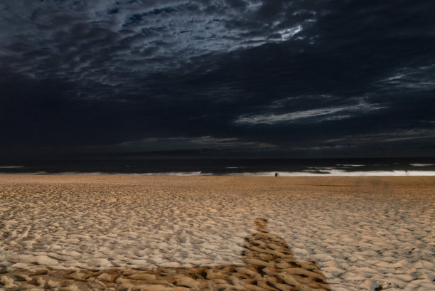 黄昏的黄金海岸图片下载