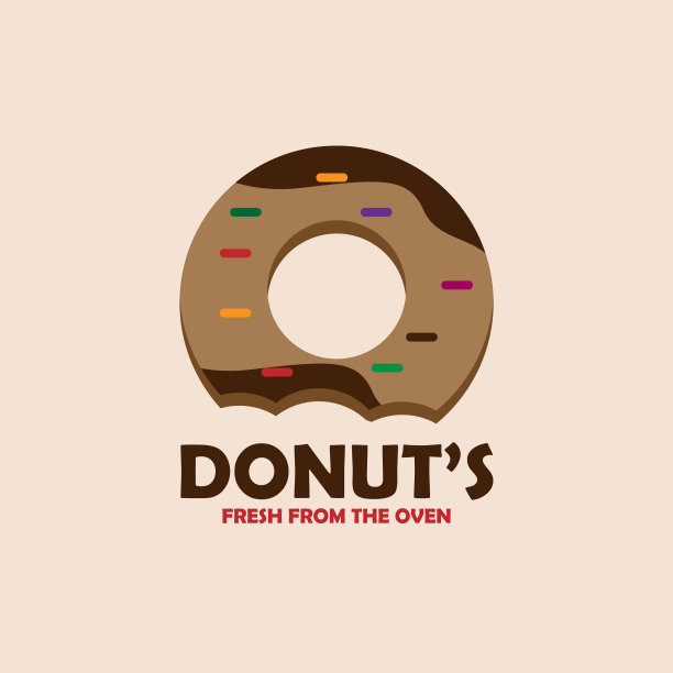 甜甜圈标志设计甜甜圈标志餐厅图片下载
