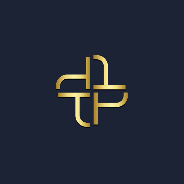 圆圈初始线黄金标志图片下载