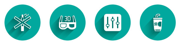 设置禁烟3d电影眼镜混音器图片下载