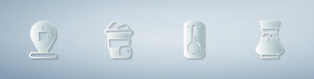 设置位置与咖啡杯冰咖啡图片下载