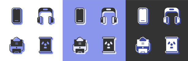 将放射性废物放入移动电话桶中图片下载