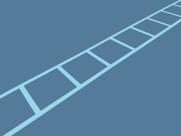 线条，抽象的运动背景或户外运动场地的纹理。室外球场上五颜六色的篮球线图片下载