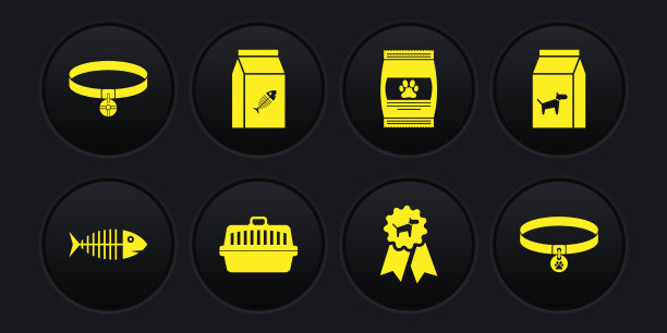 设置鱼骨架袋，供狗狗宠物携带图片下载