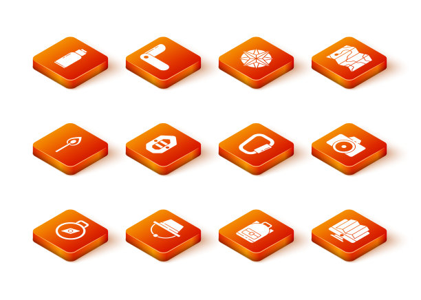 用火点燃指南针、露营帽、火柴图片下载