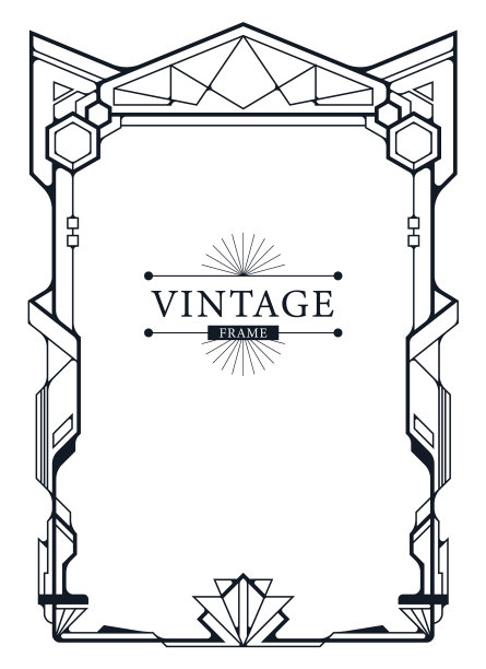 古董框架模板图片下载