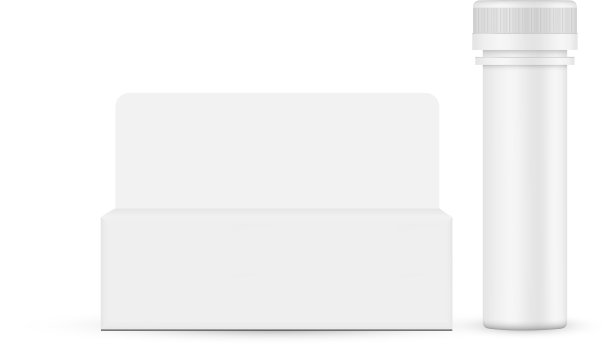 泡腾片塑料管带盒图片下载