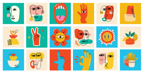 一大套不同颜色的图片下载