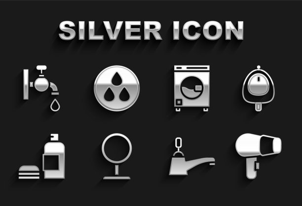 设圆形化妆镜便池便池图片下载