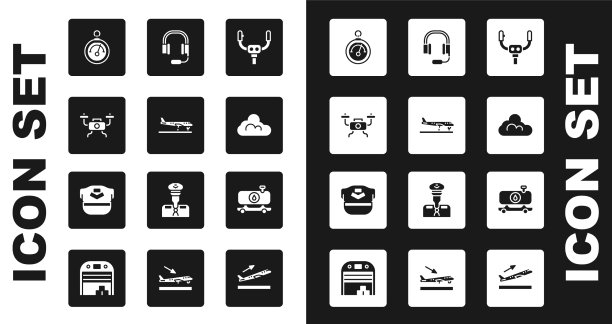 设置飞机驾驶舵飞机无人机飞行图片下载