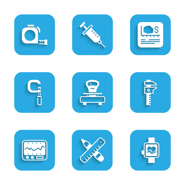 设置天平交叉，尺子和铅笔智能手表图片下载