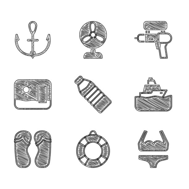 设置瓶装水上救生圈游船图片下载