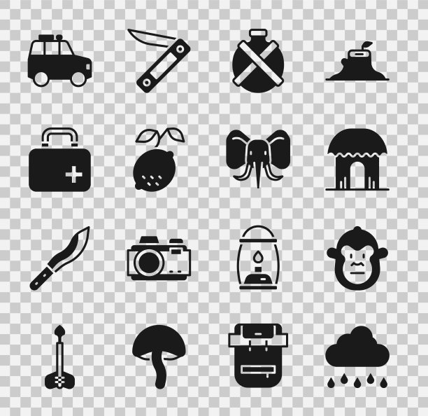 集云与雨猴非洲小屋食堂图片下载