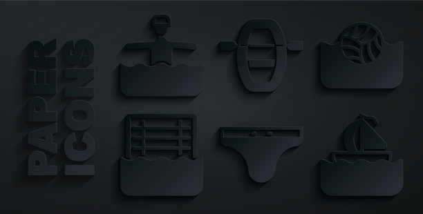 设置泳裤、水球、游艇、帆船图片下载