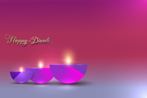 印度庆祝排灯节快乐图片下载