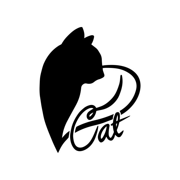 猫情人标志图片下载