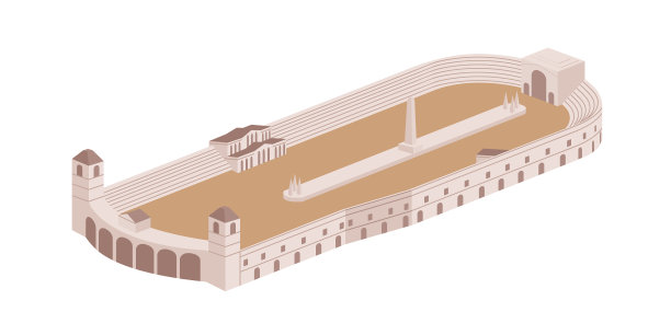 古罗马大型露天马戏团图片下载