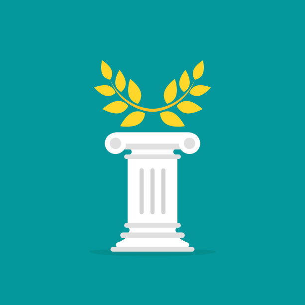 领奖台以金桂冠为底座图片下载