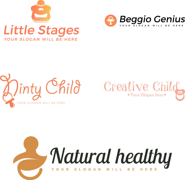 套育婴奶嘴logo设计图片下载