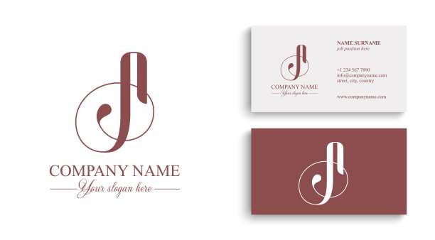 一个字母字母组合。优雅奢华的象征。书法风格。矢量设计。奢侈的线性创造性字母组合。图片下载