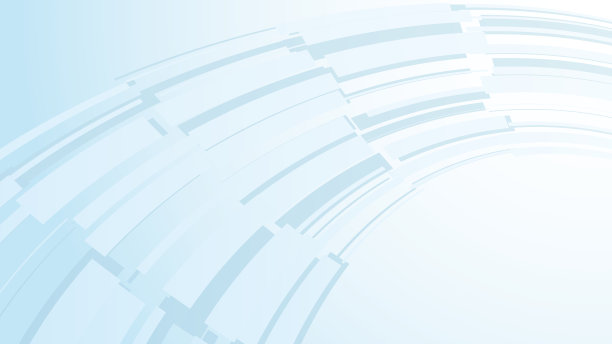 抽象浅蓝色曲线矩形背景。图片下载