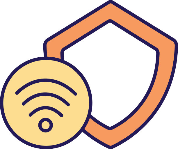 无线安防系统RGB彩色图标图片下载