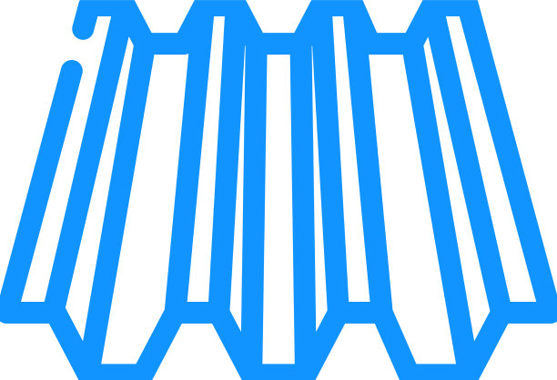 屋顶层金属材料颜色图标图片下载