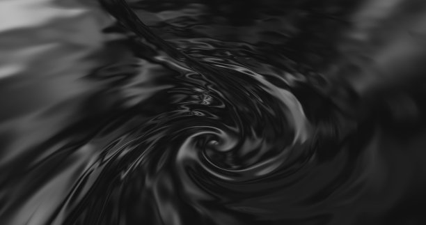 旋转黑色抽象机油漩涡或用过的发动机机油，抽象背景图片下载