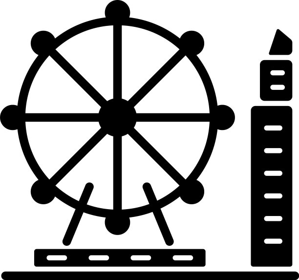 新加坡传单黑色字形图标图片下载