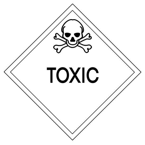 有毒的标志被用来警告危险图片下载