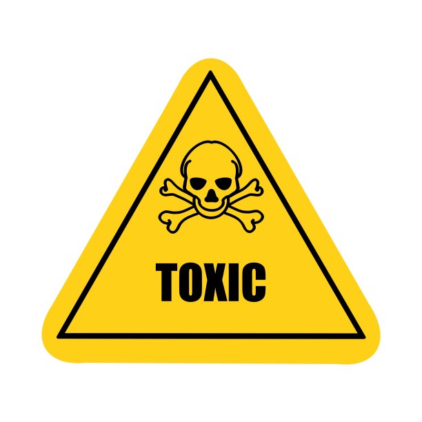 有毒的标志被用来警告危险图片下载