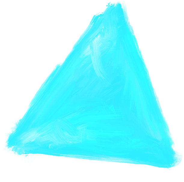 蓝色三角形形状油画笔触纹理艺术艺术图片下载