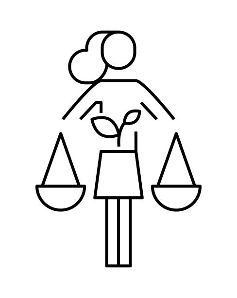 荷尔蒙平衡的概念，矢量图标图片下载