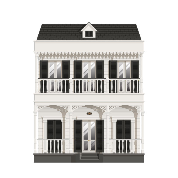 老式法式建筑图片下载