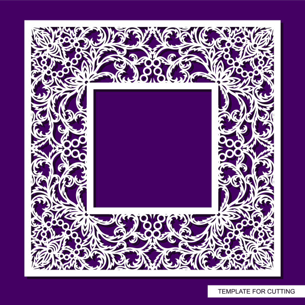 漂亮的方形相框图片下载