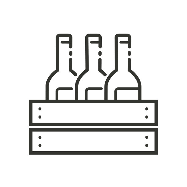 酒瓶图标。图片下载