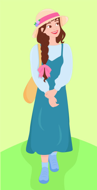 穿着优雅的女孩图片下载