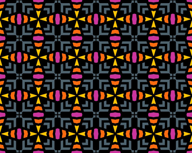 无缝瓷砖图案的3D渲染插图图片下载